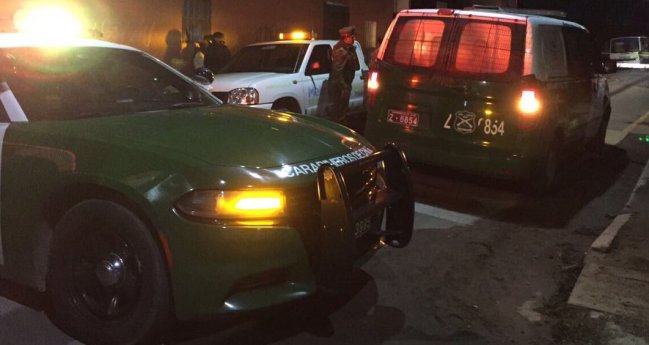 Persecución policial terminó con tres detenidos en Colina