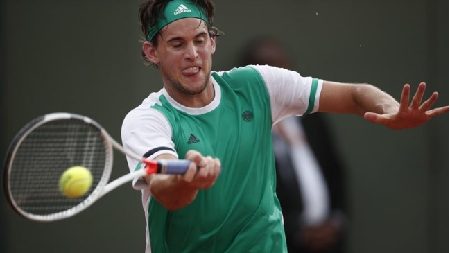 Thiem batió a Johnson y enfrentará a Zeballos en octavos de final de Roland Garros