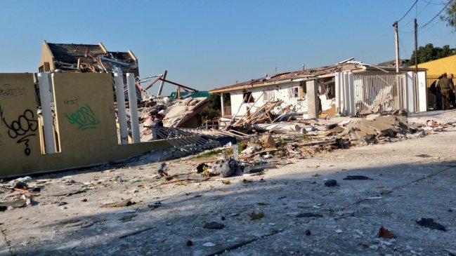 Explosión de gas dejó cuatro heridos de gravedad en Quilpué