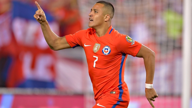 Alexis Sánchez entrenó solo en 