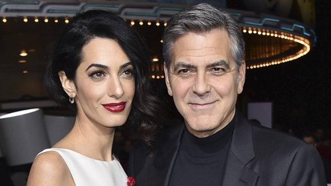 George y Amal Clooney fueron padres de mellizos