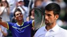 Duelos de Rafael Nadal y Novak Djokovic fueron postergados por la lluvia en Roland Garros