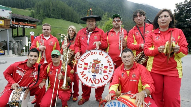 Reconocido hincha de la selección española sufrió el robo de su bombo