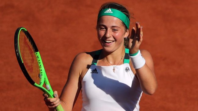 Jelena Ostapenko se convirtió en la primera finalista de Roland Garros