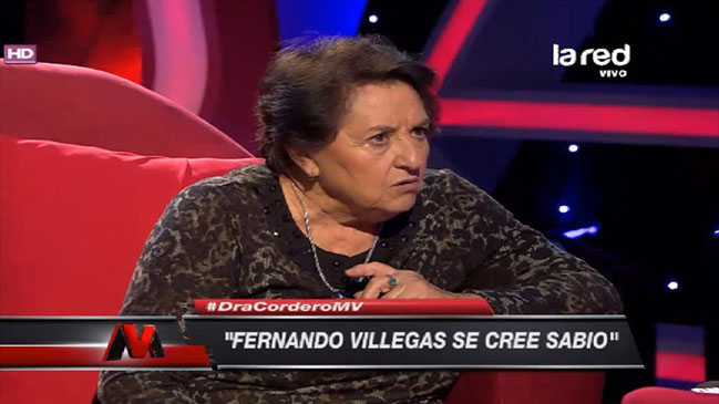 Dra. Cordero sobre Fernando Villegas: Es seco para manosear