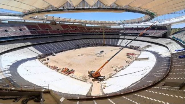 Encontraron una bomba de la Guerra Civil Española en el nuevo estadio de Atlético de Madrid