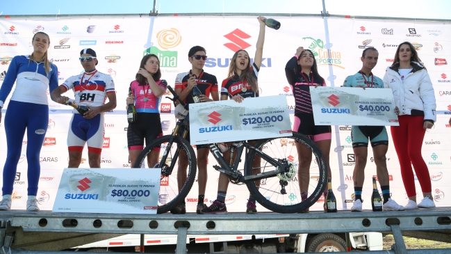Patricio Farías y Florencia Marinovic ganaron en el Suzuki MTB Tour