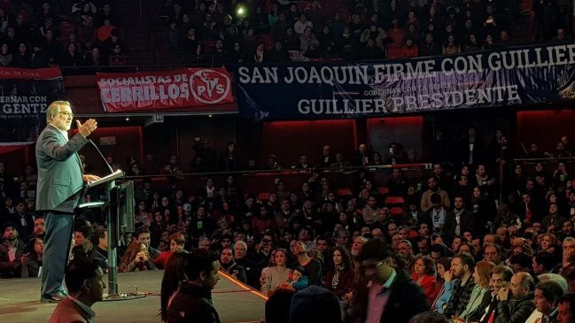 Partidos realizaron proclamación conjunta de Alejandro Guillier