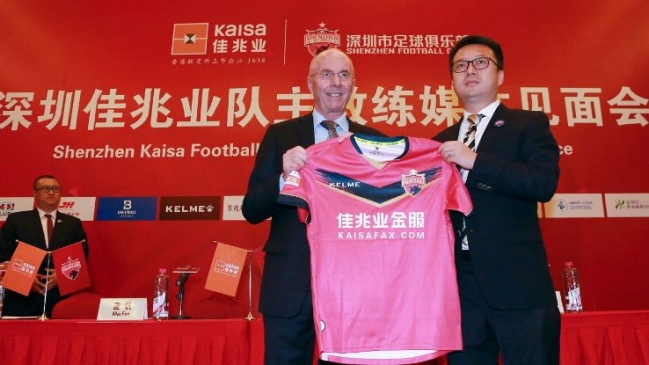 Club chino despidió a Sven-Goran Eriksson por malos resultados