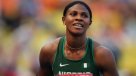 Atleta nigeriana tuvo un percance con su peluca en la Liga de Diamante