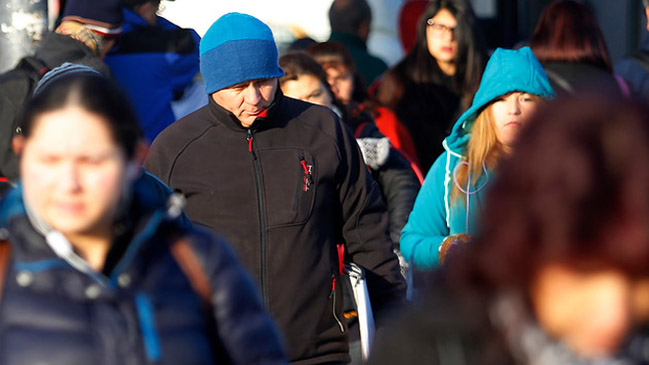 Meteorología emitió aviso de heladas y nieve en el sur del país