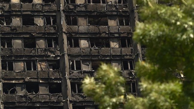 Material usado en el revestimiento de la torre de Londres está prohibido