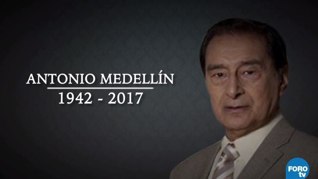 Actor mexicano Antonio Medellín murió a los 75 años