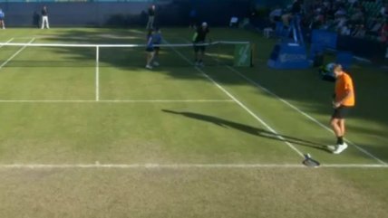   Tenista británico perdió un partido tras insultarse 