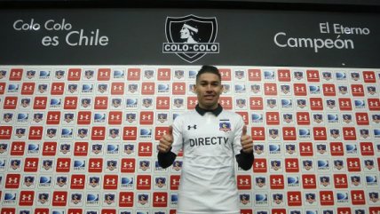 Oscar Opazo fue presentado como nueva incorporación de Colo Colo