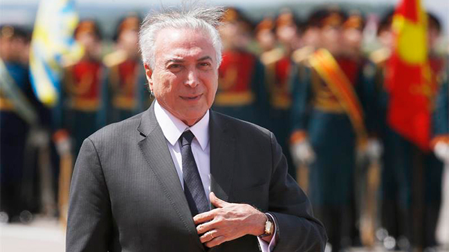 Policía concluyó que multinacional pagó sobornos a Michel Temer