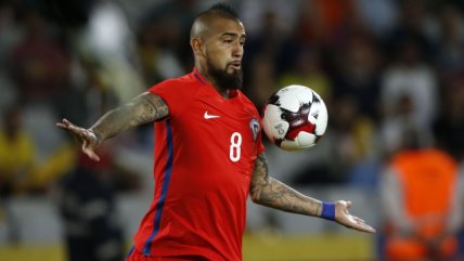 La formación de Chile para enfrentar a la selección alemana