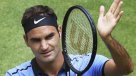 Roger Federer logró su victoria 1.100 en su estreno en Halle