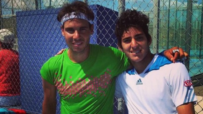Rafael Nadal entrenó con Christian Garín de cara a su participación en Wimbledon