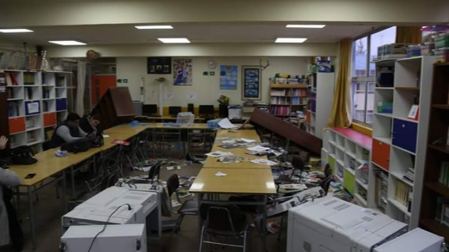 Alcalde de Penco se querelló por daños en Liceo de Lirquén