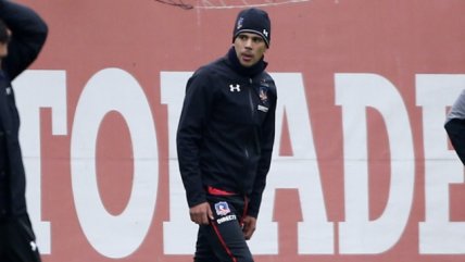Así salió Esteban Pavez de la práctica de Colo Colo