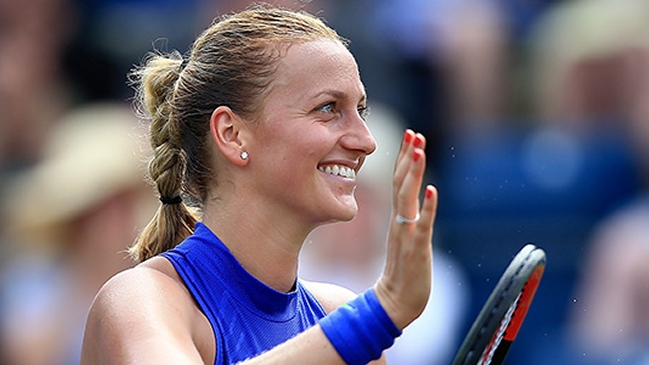 Petra Kvitova es semifinalista en Birmingham tras vencer a Kristina Mladenovic