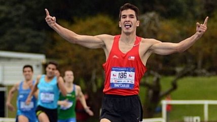 Carlos Díaz se quedó con la plata en los 1.500 metros del Sudamericano de Atletismo
