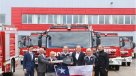 Empresa internacional entregó 23 carros a Bomberos de Región del Biobío