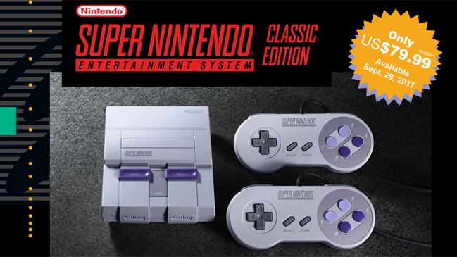 Confirman la Super Nintendo Mini para finales de septiembre