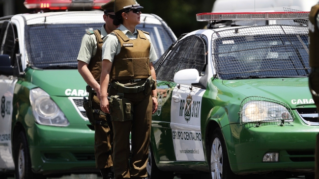 Carabineros capturó a tres sujetos tras persecución policial en Quinta Normal