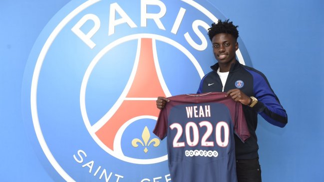 El hijo de George Weah firmó contrato profesional con PSG