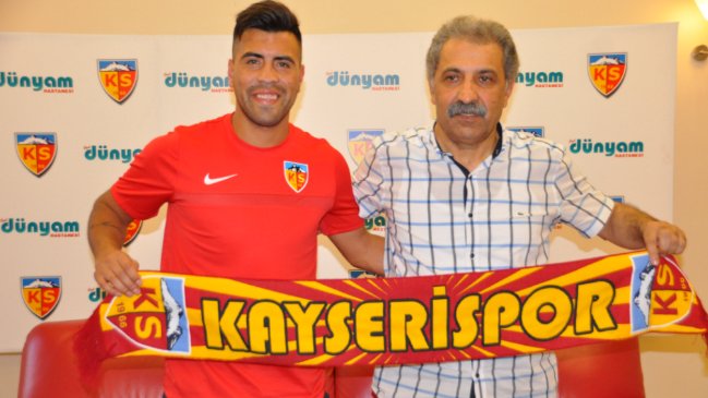 Kayserispor oficializó la llegada de Gonzalo Espinoza como nuevo refuerzo