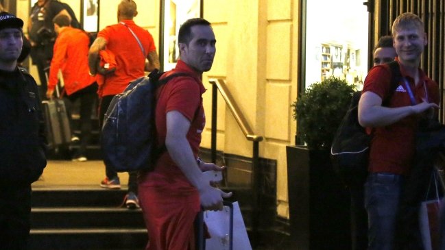 La llegada de la selección a Chile tras la Copa Confederaciones