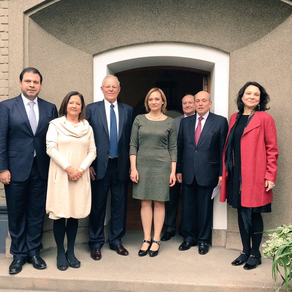 Venezuela e inmigración marcaron agenda de reunión entre Goic y Kuczynski