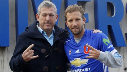 ¡Nuevamente Azul! Felipe Seymour regresó y fue presentado en Universidad de Chile