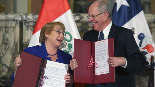 Bachelet y Kuczynski 