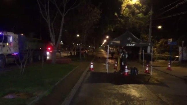 Motorista murió tras ser atropellado al perder el control de su moto en La Granja