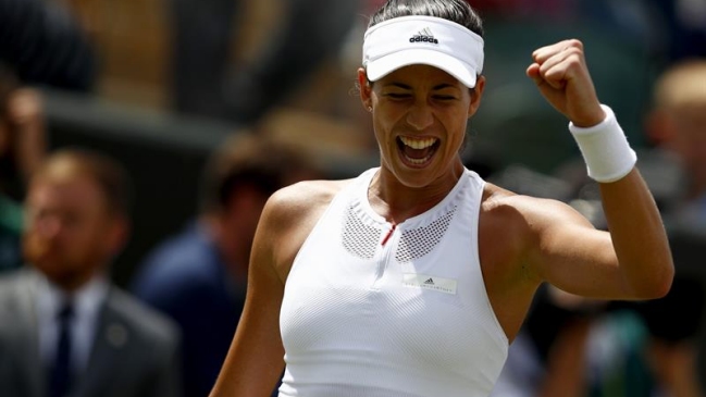 Garbiñe Muguruza bajó a Angelique Kerber de su puesto de número uno en Wimbledon