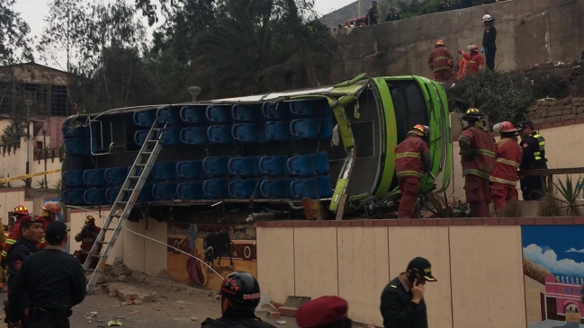 Familiares de víctimas chilenas viajaron a Lima tras accidente turístico