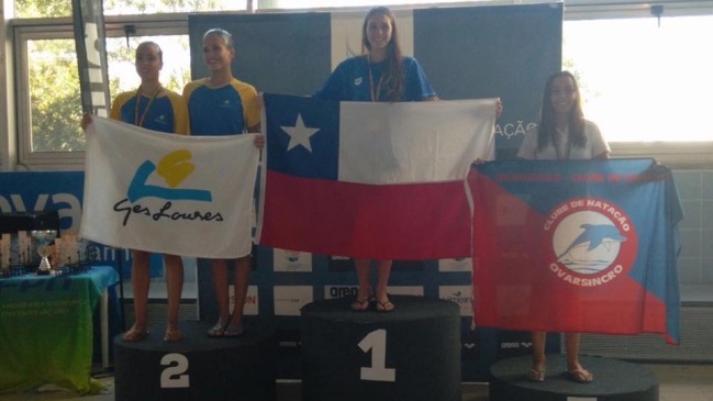 Nado sincronizado: La chilena Isidora Letelier ganó el Open de Portugal