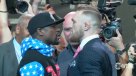 El primer cara a cara entre Floyd Mayweather y Conor McGregor