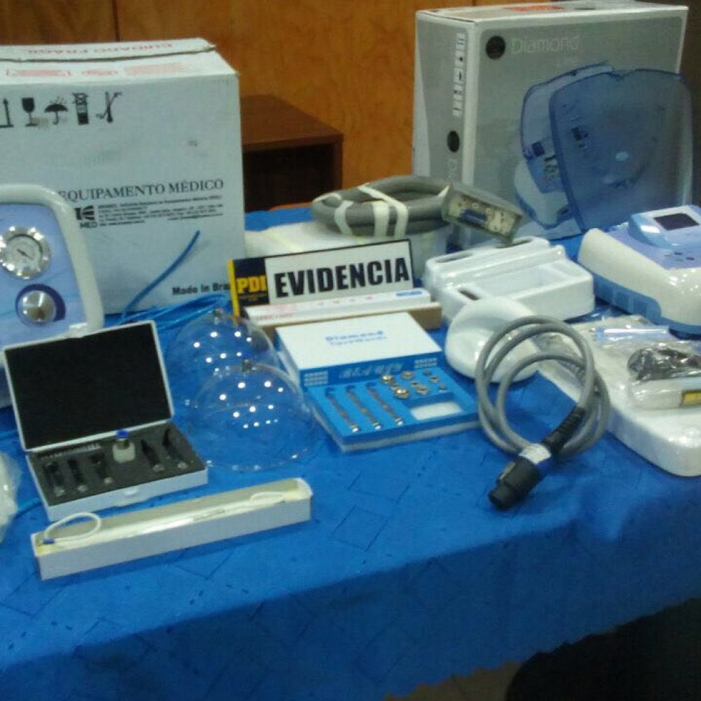 Tres detenidos por robo de equipos para tratamientos estéticos