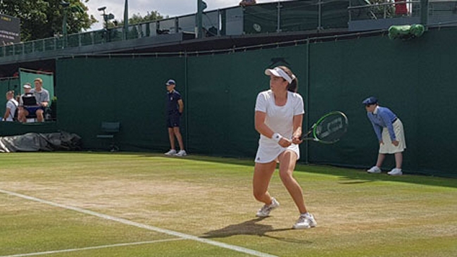 Fernanda Labraña fue eliminada en singles junior de Wimbledon