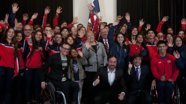 Presidenta Bachelet encabezó lanzamiento de los II Juegos Sudamericano de la Juventud 2017