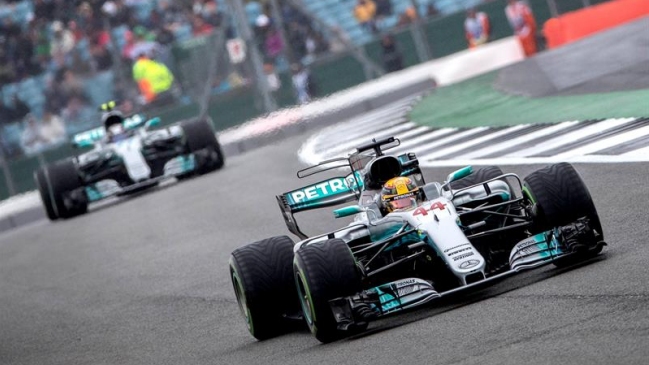 La grilla de largada del GP de Gran Bretaña de Fórmula 1