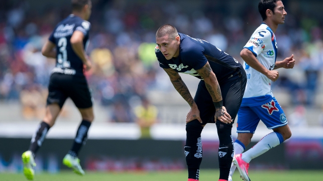 Nicolás Castillo volvió a las canchas en derrota de Pumas en partido amistoso