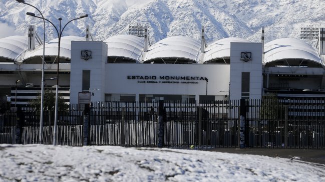 ¿Por qué no se puede jugar aún en el Estadio Monumental tras la nevazón?