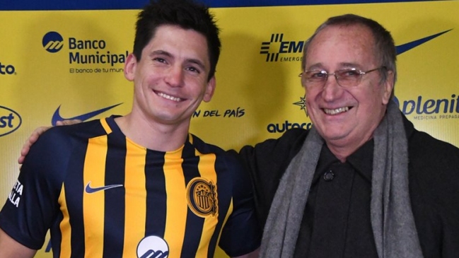 Alfonso Parot fue presentado como refuerzo de Rosario Central