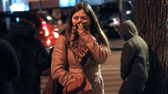 Los termómetros cayeron hasta -5,2 grados en la Región Metropolitana