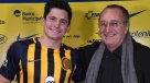 Alfonso Parot fue presentado como refuerzo de Rosario Central